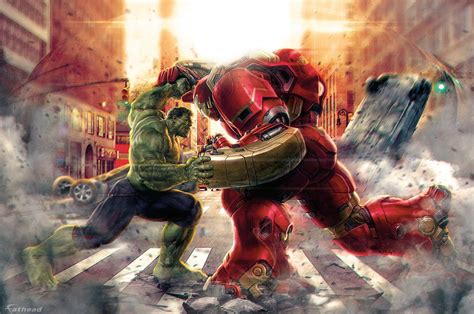 avengers hulk vs iron man